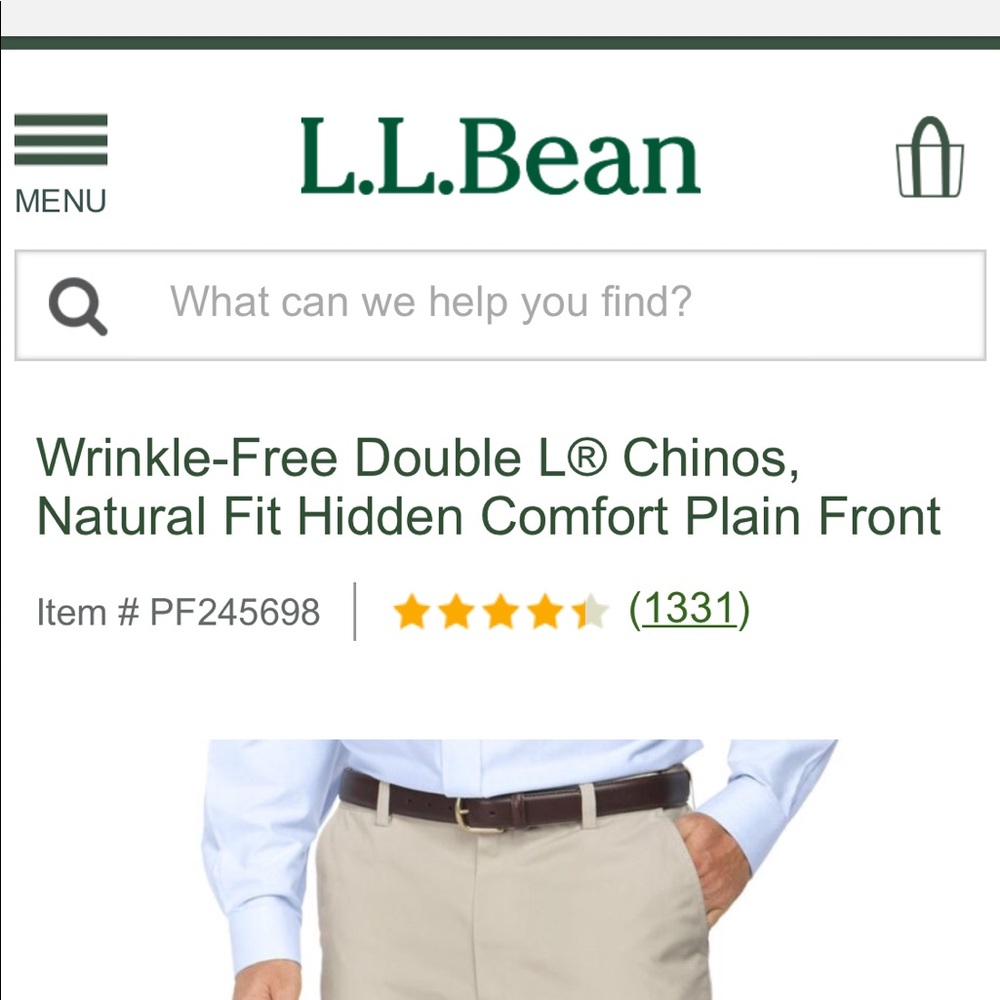 LL Bean Chinos